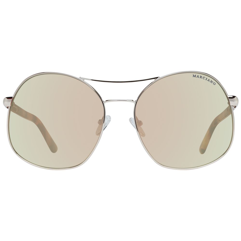 Roségoldene Sonnenbrille aus Metall
