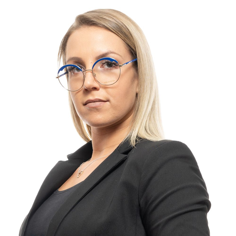 Blaue Metall- & Kunststoffbrille (Fassungen)