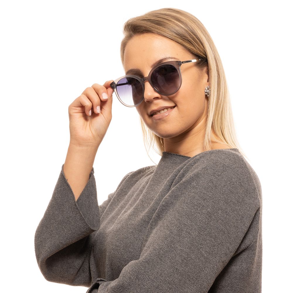 Graue Sonnenbrille aus Kunststoff