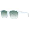 Weiße Plastiksonnenbrille