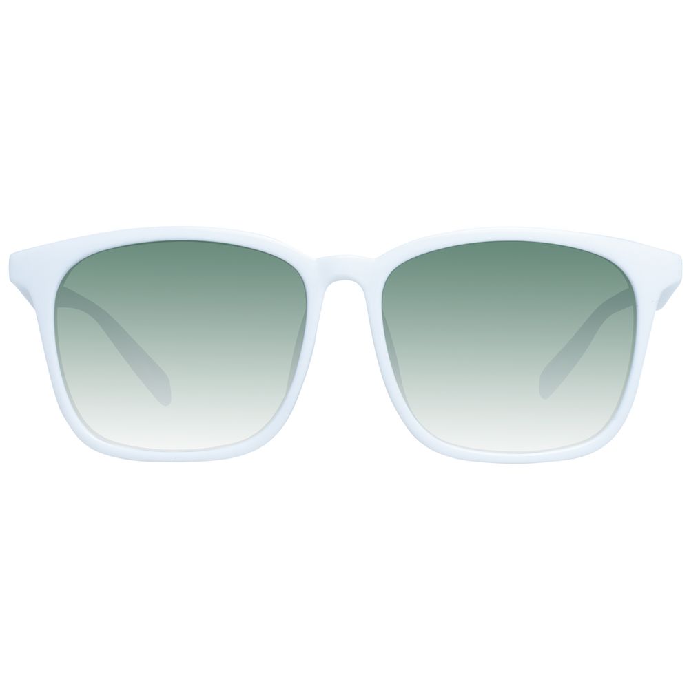 Weiße Plastiksonnenbrille