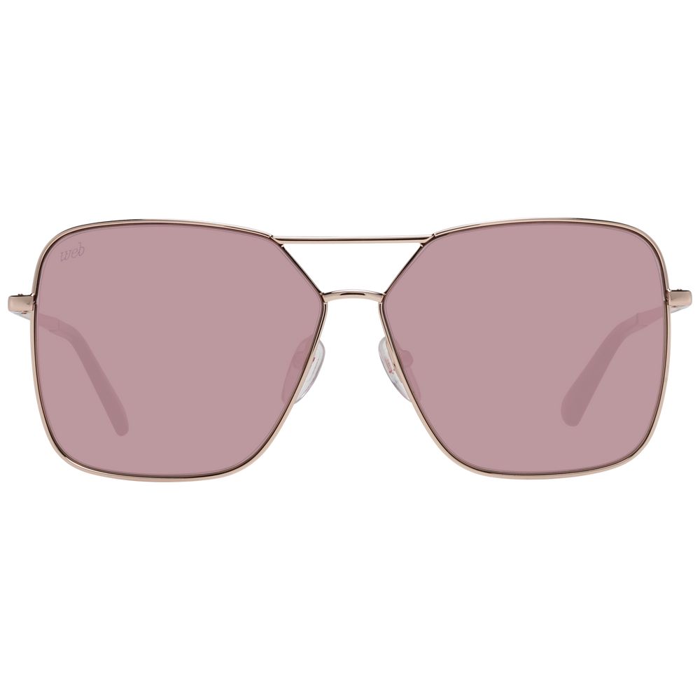 Sonnenbrille Metall Roségold