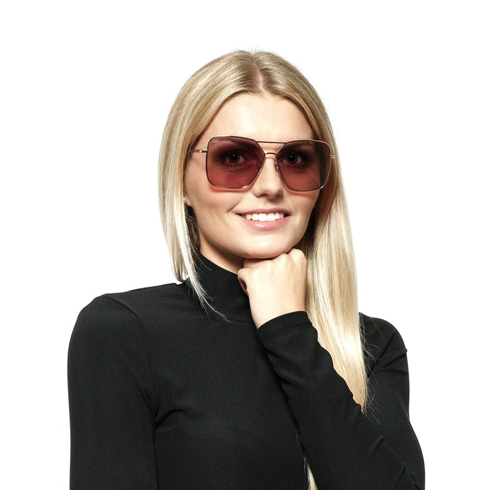 Sonnenbrille Metall Roségold