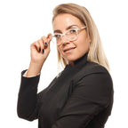 Brille aus Perlmutt-Acetat