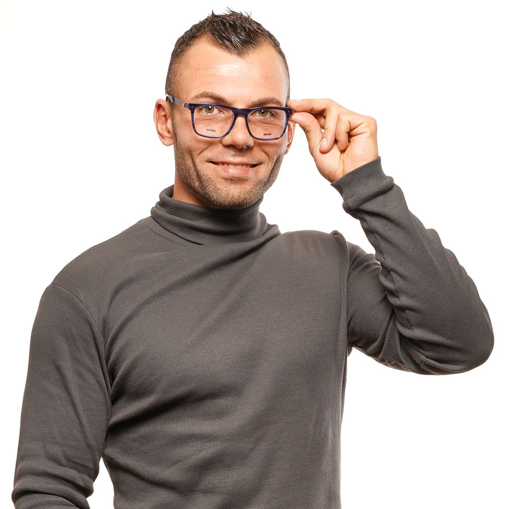 Blaue Metall- & Kunststoffbrille (Fassungen)