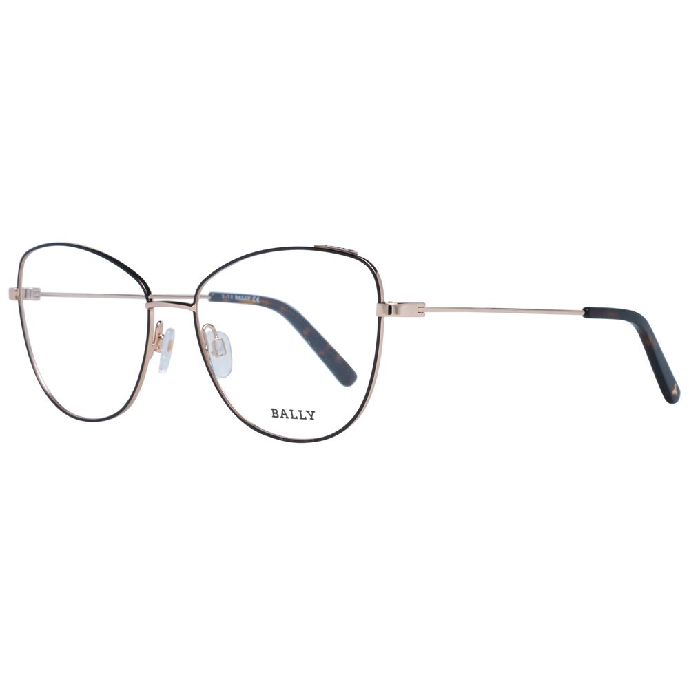 Brille mit schwarzem Metall- und Kunststoffgestell