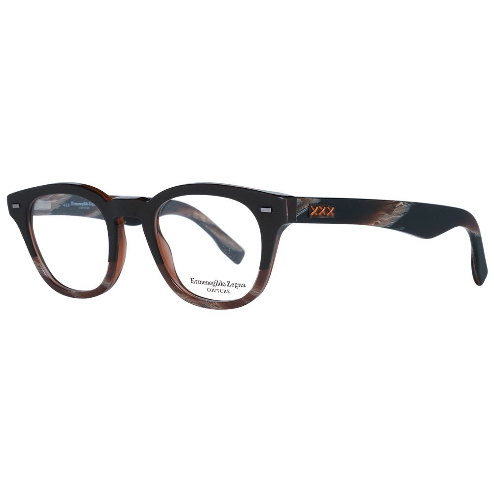 Braune Kunststoffbrille (Fassung)