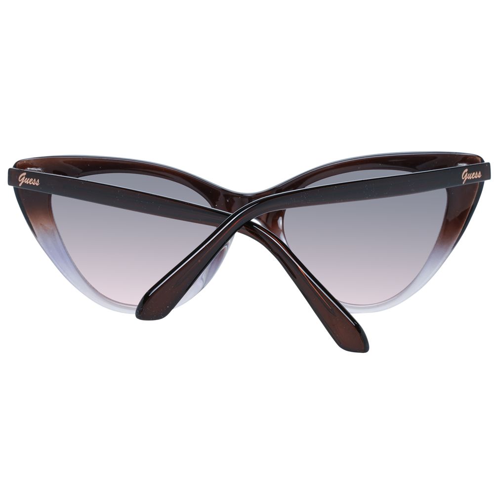Sonnenbrille aus braunem Kunststoff