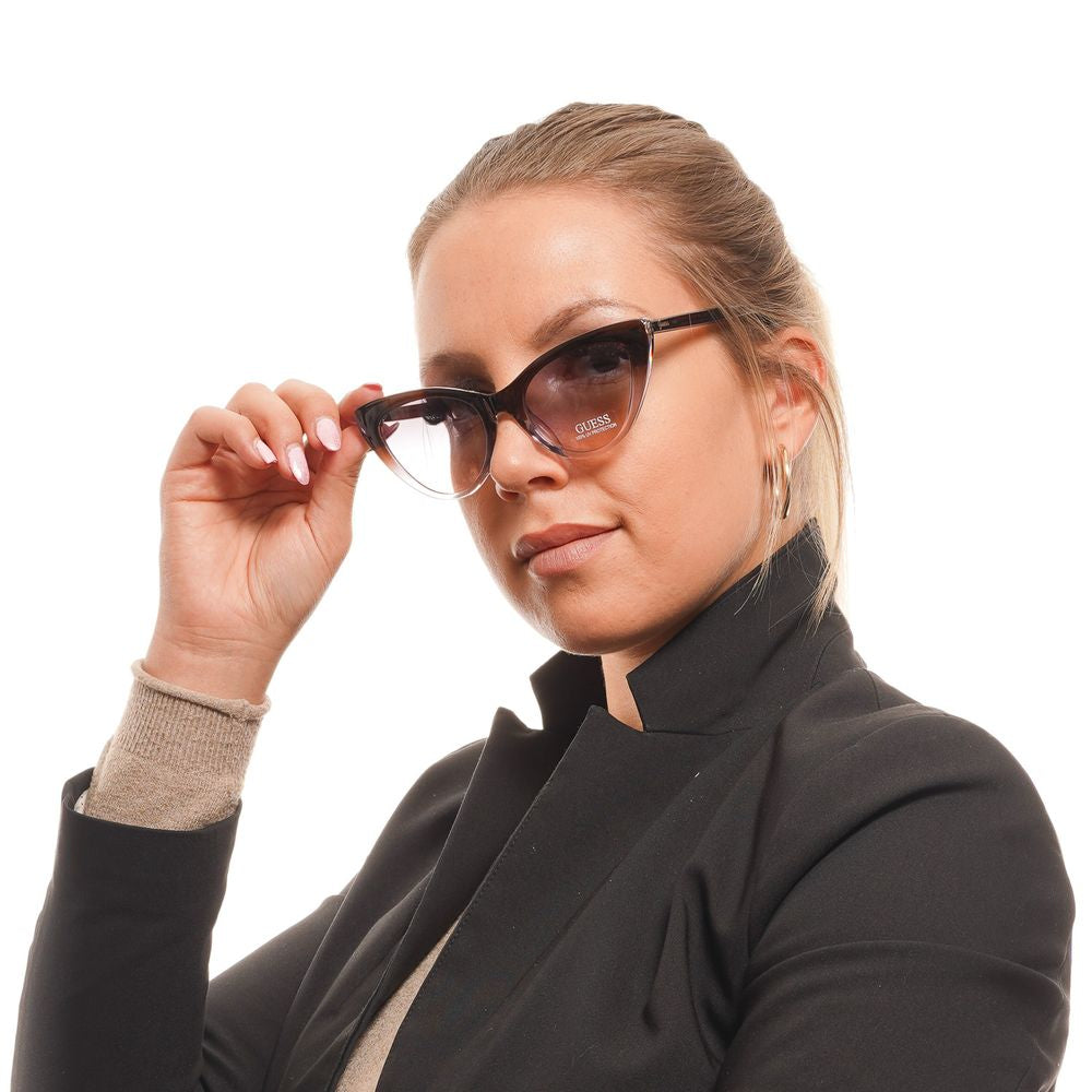 Sonnenbrille aus braunem Kunststoff