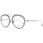 Brille aus Metall und Leder in Lila (Gestell)