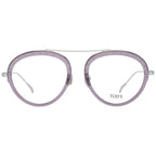 Brille aus Metall und Leder in Lila (Gestell)