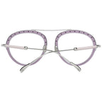 Brille aus Metall und Leder in Lila (Gestell)