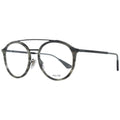 Brille mit grauem Metall- und Kunststoffrahmen
