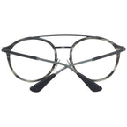 Brille mit grauem Metall- und Kunststoffrahmen