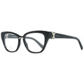 Brille mit Gestell aus schwarzem Metall und Kunststoff