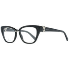 Brille mit Gestell aus schwarzem Metall und Kunststoff