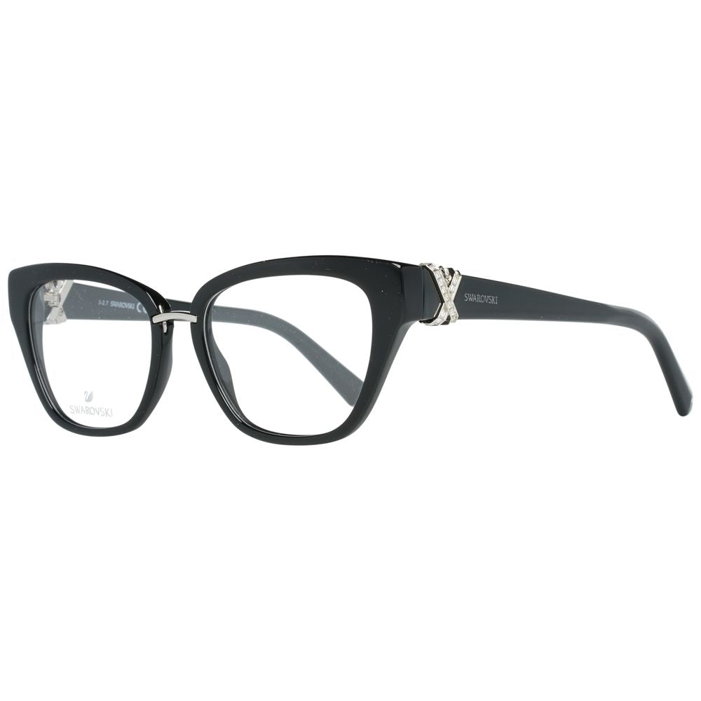Brille mit Gestell aus schwarzem Metall und Kunststoff