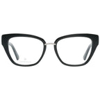 Brille mit Gestell aus schwarzem Metall und Kunststoff