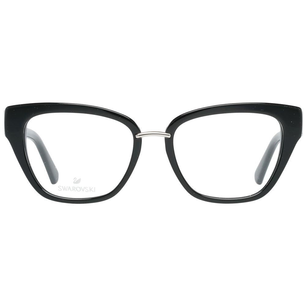 Brille mit Gestell aus schwarzem Metall und Kunststoff