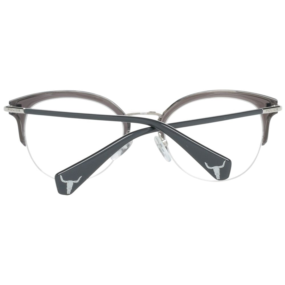 Graue Brille aus Metall und Kunststoff (Fassungen)