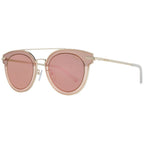Sonnenbrille aus Roségold-Metall und Kunststoff