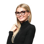 Brown Plastic Glasses (Frames)