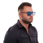Blaue Kunststoff-Sonnenbrille