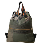 Militärgrüner Patchwork Rucksack