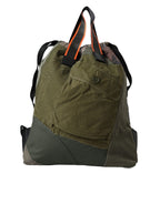 Militärgrüner Patchwork Rucksack