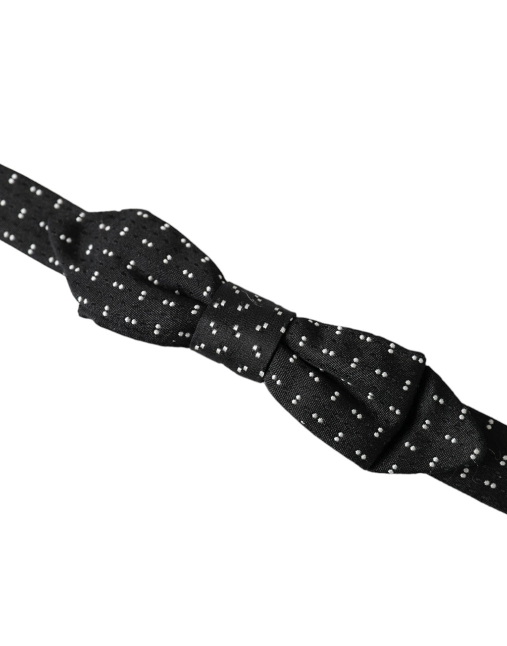 Herren Fliege Papillon mit schwarzem Seidenmuster, verstellbarem Hals