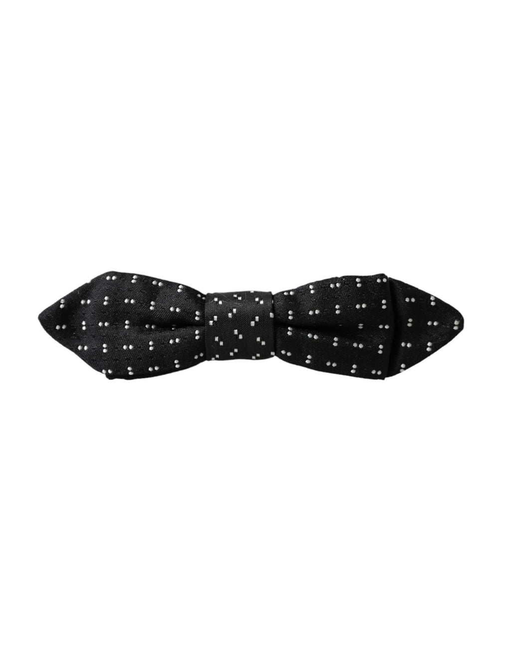 Herren Fliege Papillon mit schwarzem Seidenmuster, verstellbarem Hals