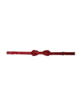 Rote Seidenjacquard verstellbare Herrenfliege