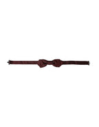 Red Silk Fantasy Adjustable Neck Men Bow Tie