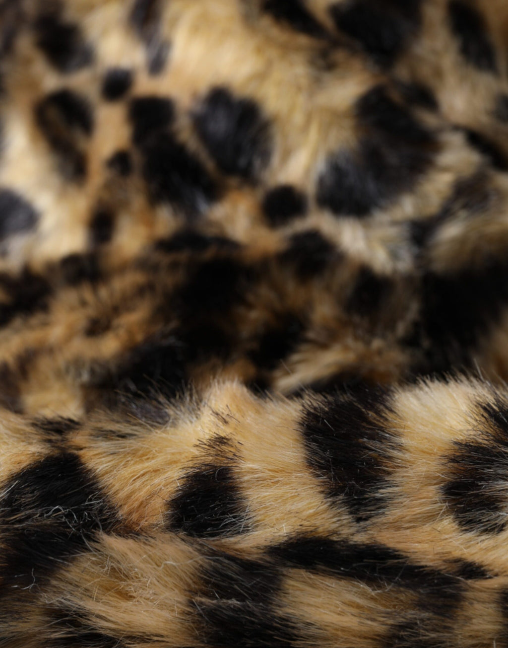 Damen-Anglerhut aus braunem Leopardenfell