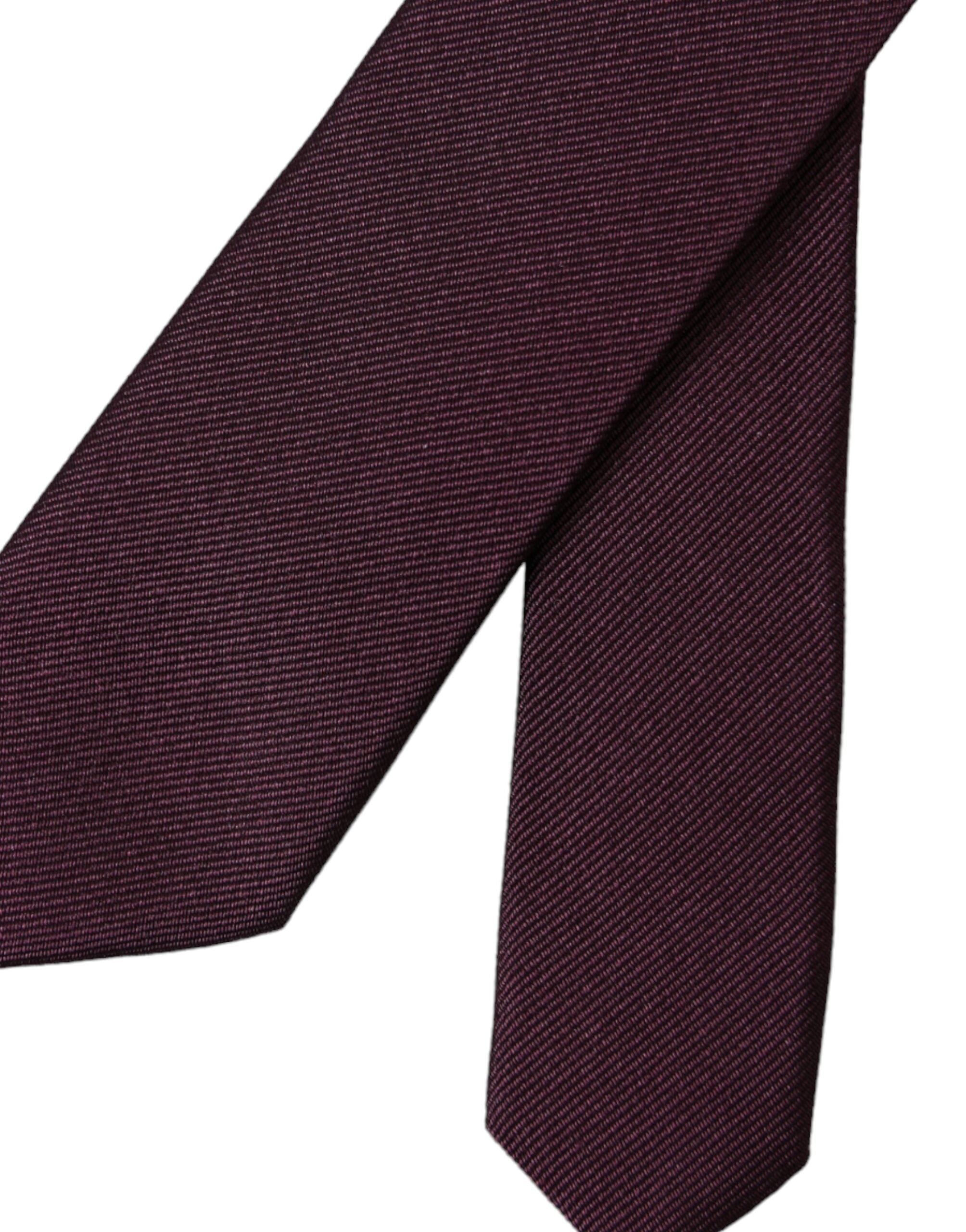 Bordeaux Solid 100% Silk Adjustable Men's Tie