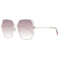 Sonnenbrille aus Roségold-Metall