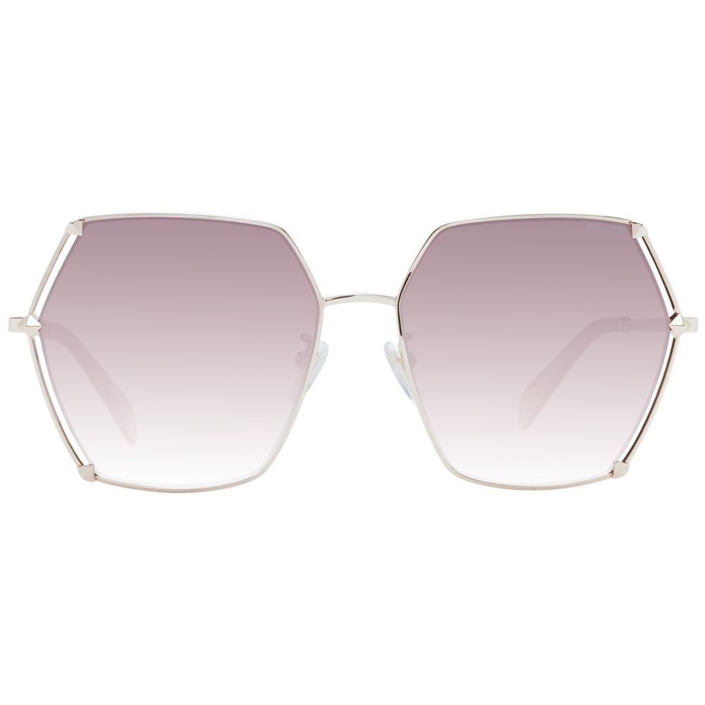 Sonnenbrille aus Roségold-Metall