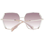 Sonnenbrille aus Roségold-Metall