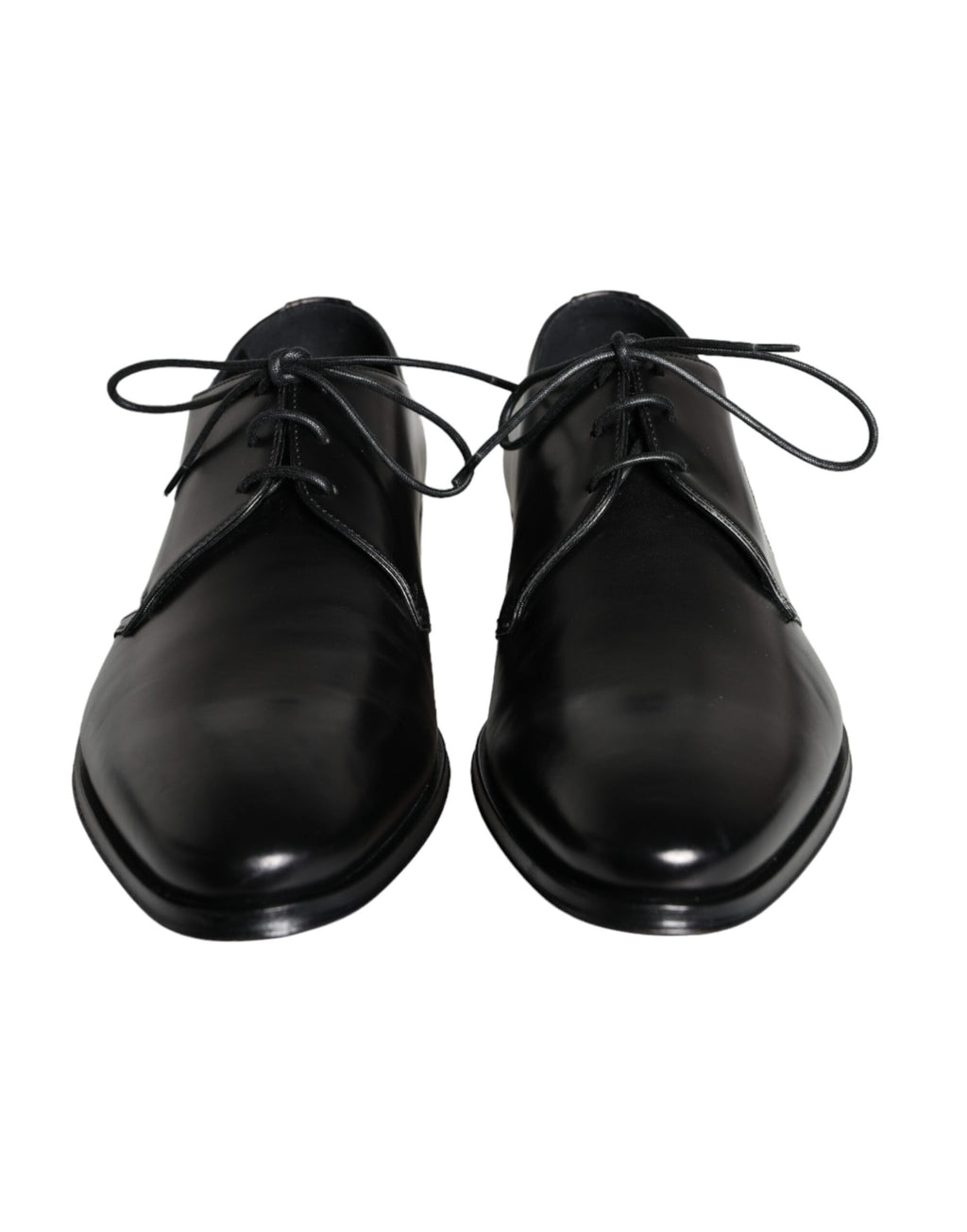 Schwarze Derby-Herrenschuhe aus Kalbsleder