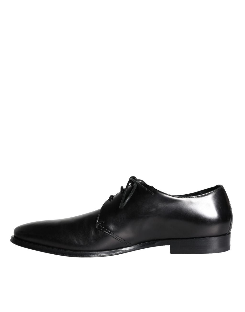 Schwarze Derby-Herrenschuhe aus Kalbsleder