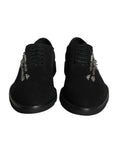 Black Suede Sicilia Schnürschuhe