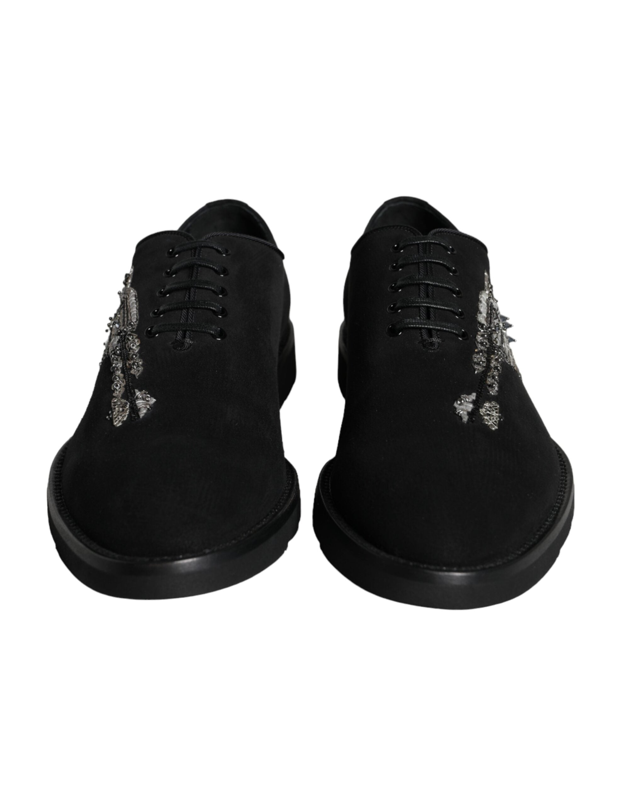 Black Suede Sicilia Schnürschuhe