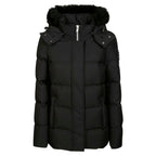 Black Polyester Jacket & Coat