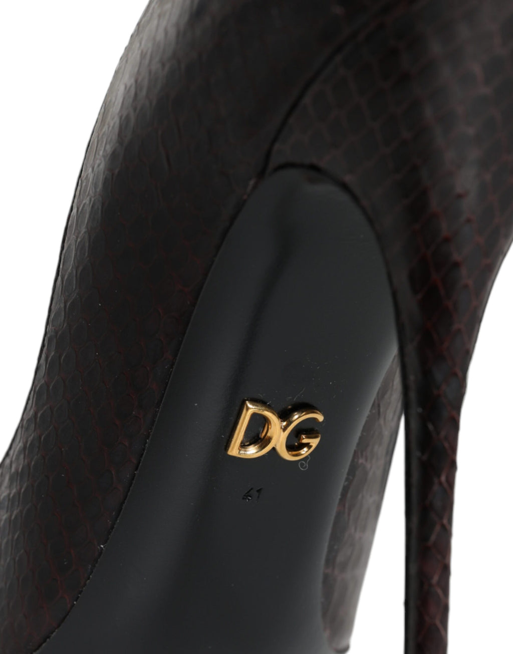Mehrfarbige Exotic Leather Heels Pumps Schuhe