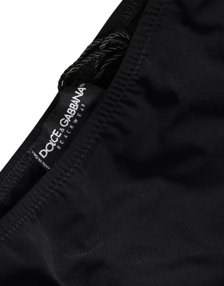 Schwarzes Nylon Swimwear Beachwear Bikini-Höschen