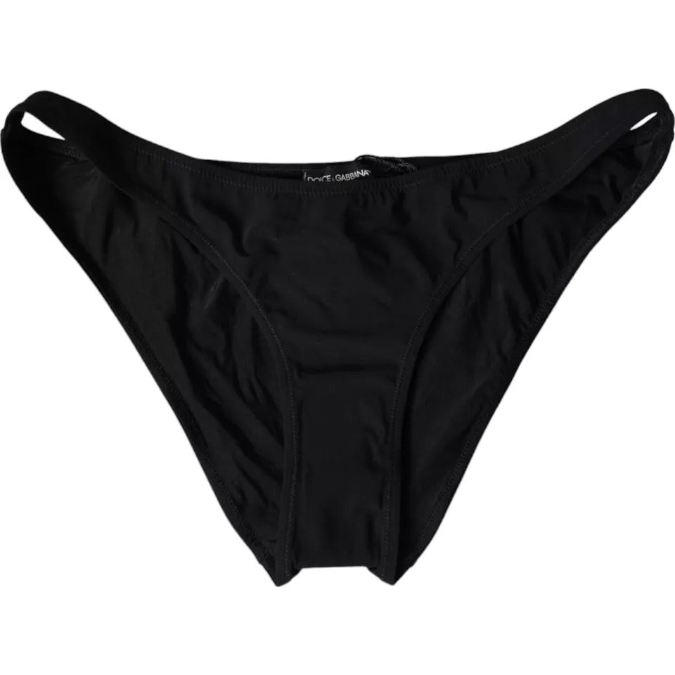 Schwarzes Nylon Swimwear Beachwear Bikini-Höschen