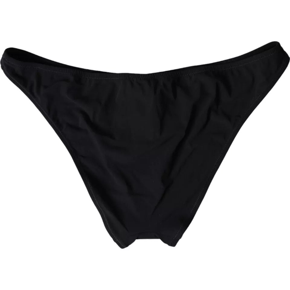 Schwarzes Nylon Swimwear Beachwear Bikini-Höschen