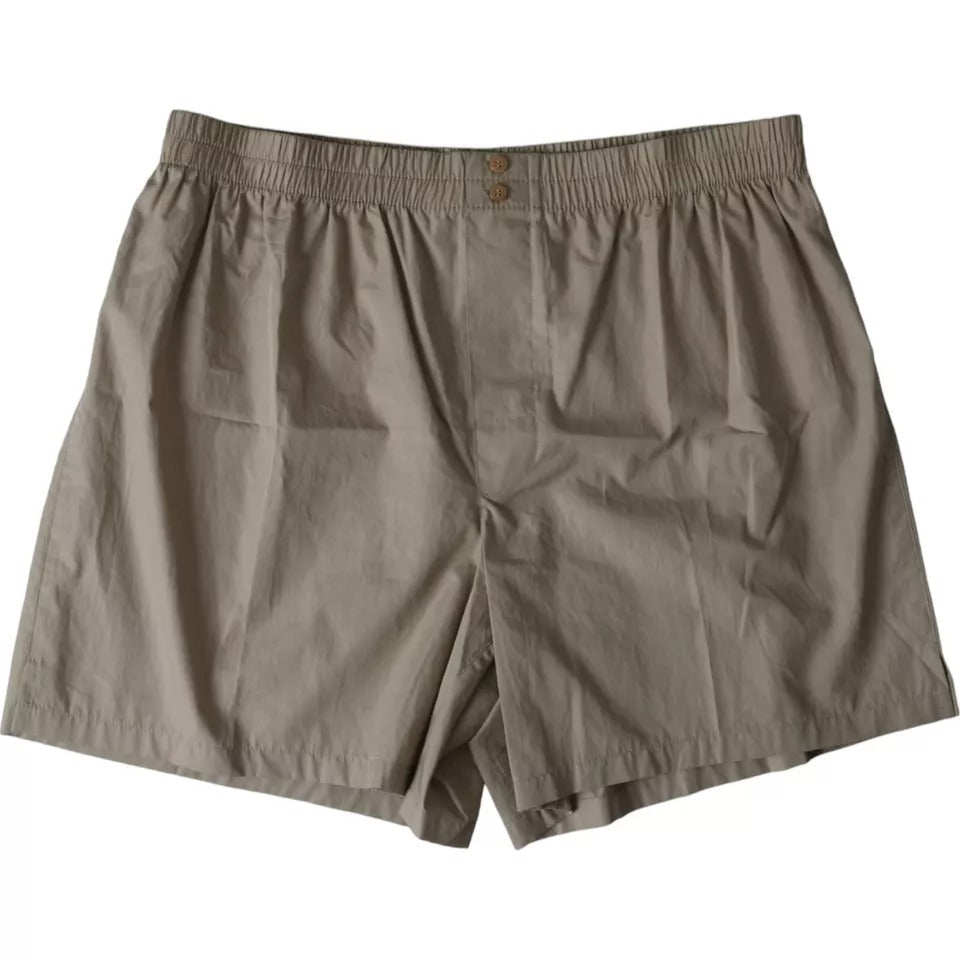 Brown Cotton Regular Boxershorts Unterwäsche