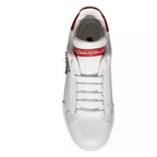 Portofino Sneakers aus Kalbsnappaleder mit weißem Aufnäher