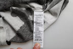 Mehrfarbiges Camouflage-T-Shirt aus Baumwolle mit Rundhalsausschnitt